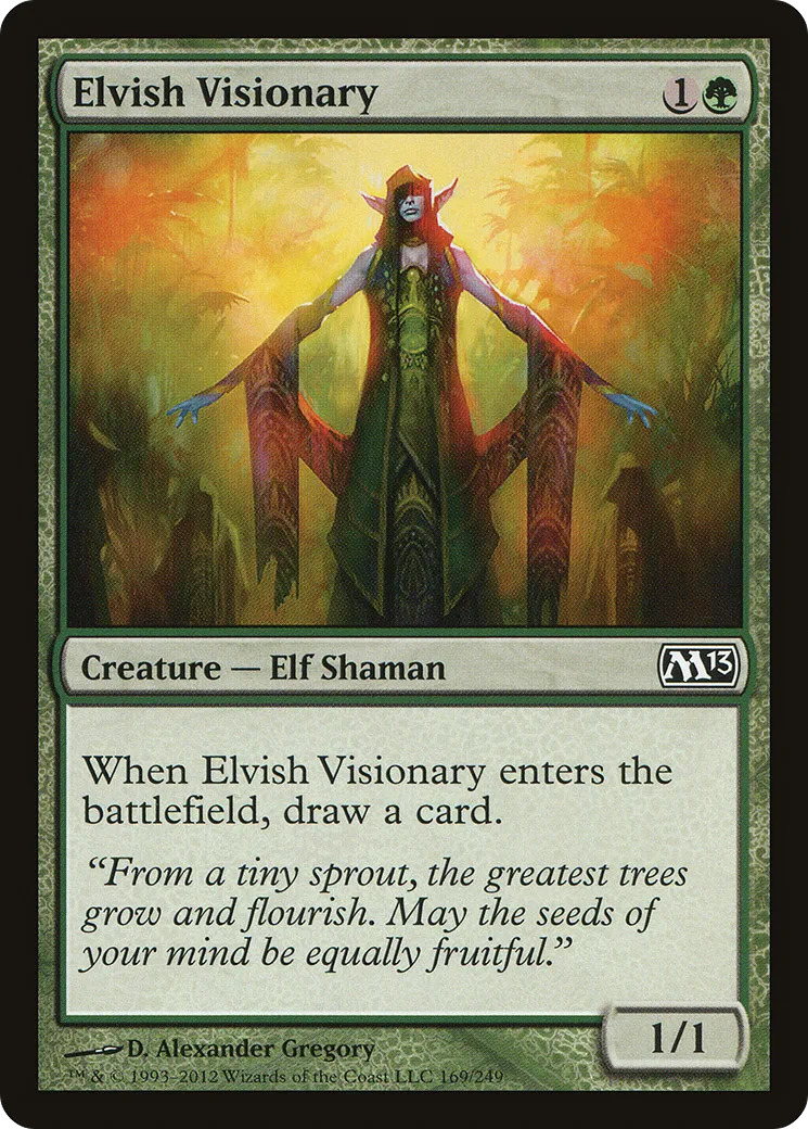 Visionnaire elfe — Magic 2013 — Magic: The Gathering