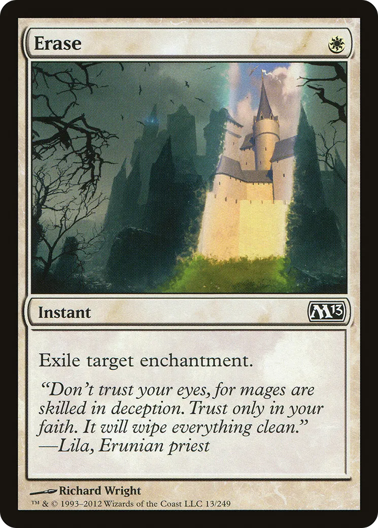 Erase — Magic 2013 — Magic: The Gathering