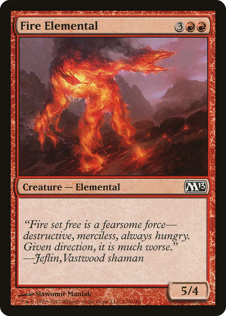 Fire Elemental — Magic 2013 — Magic: The Gathering