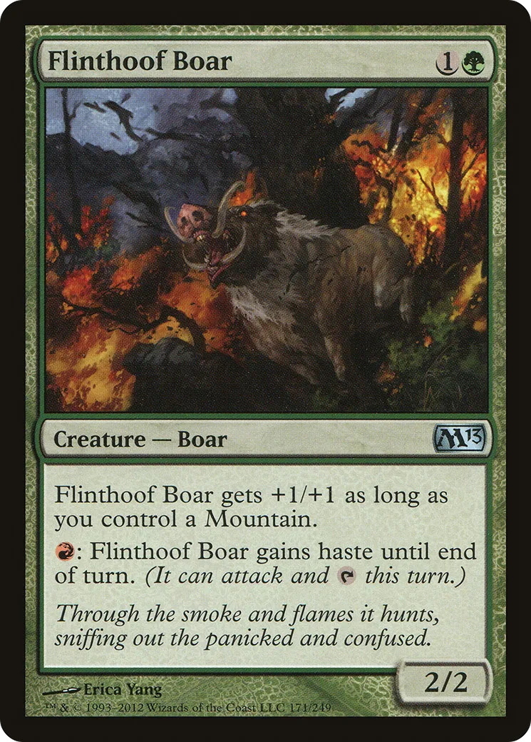 Flinthoof Boar — Magic 2013 — Magic: The Gathering