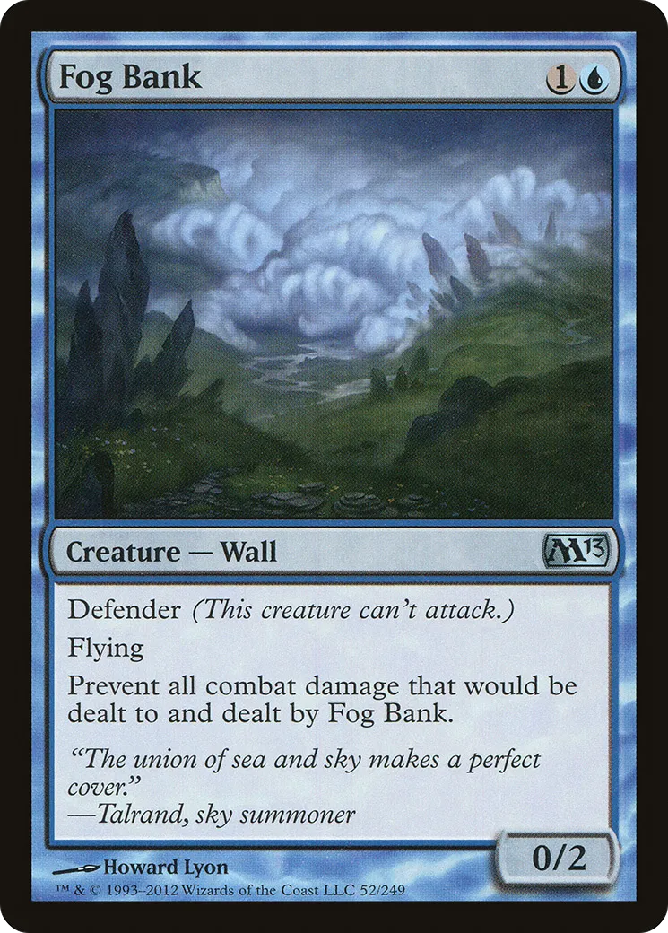 Banc de brouillard — Magic 2013 — Magic: The Gathering