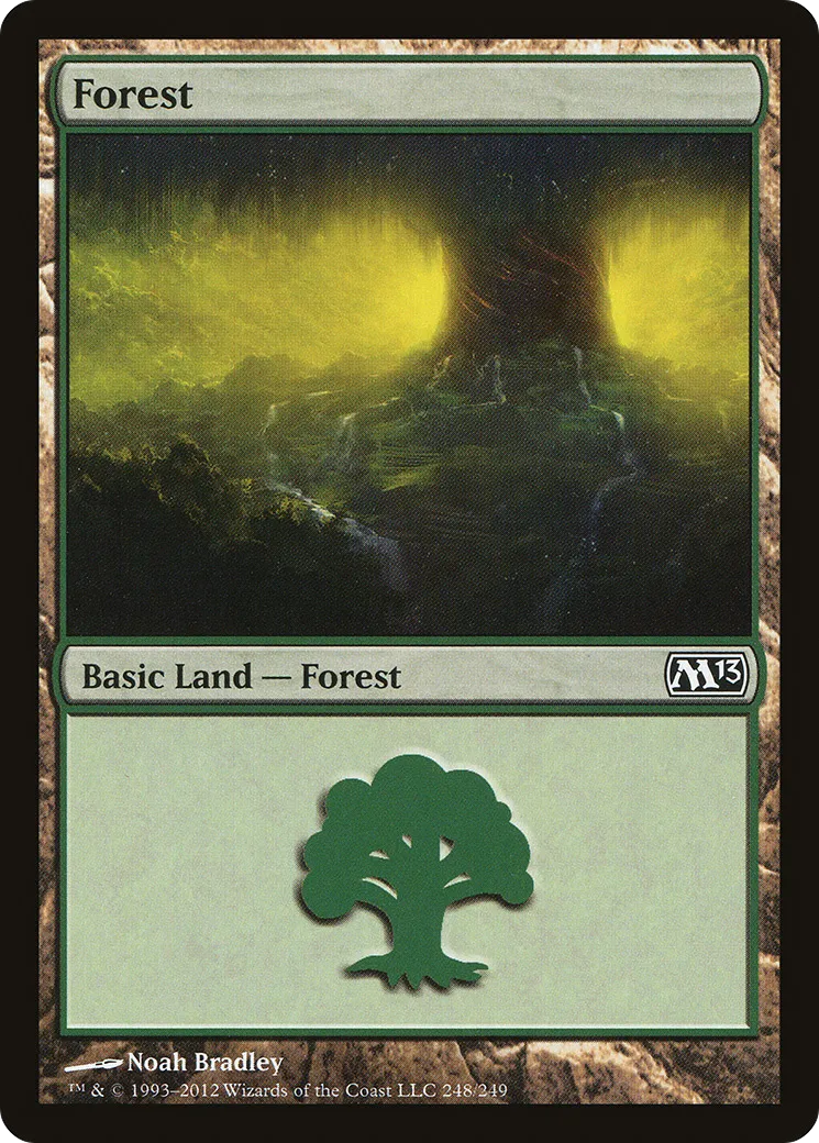 Forest — Magic 2013 — Magic: The Gathering