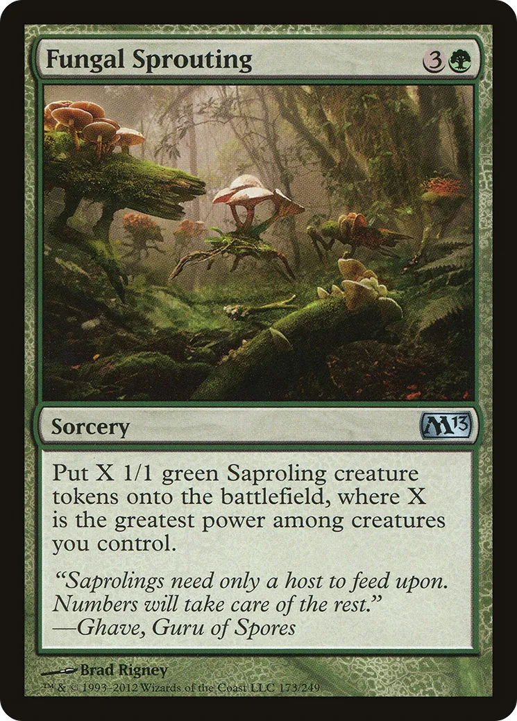 Fungal Sprouting — Magic 2013 — Magic: The Gathering