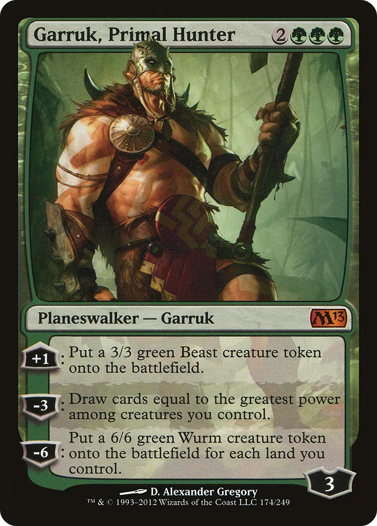 Garruk, chasseur primordial — Magic 2013 — Magic: The Gathering