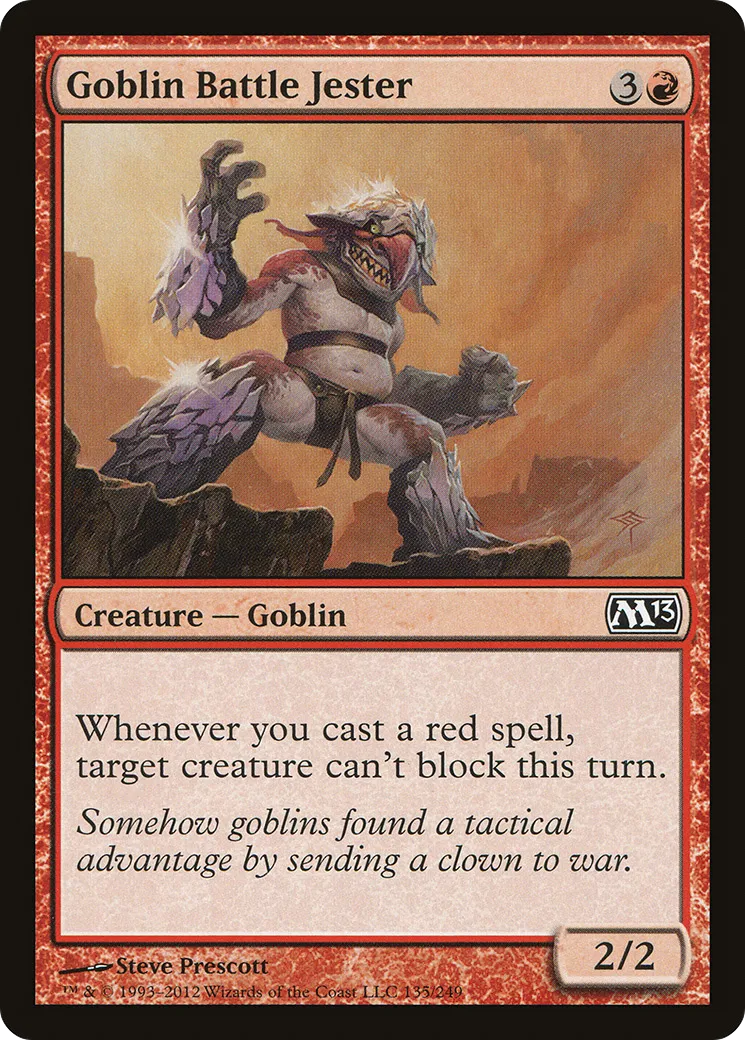 Goblin Battle Jester — Magic 2013 — Magic: The Gathering