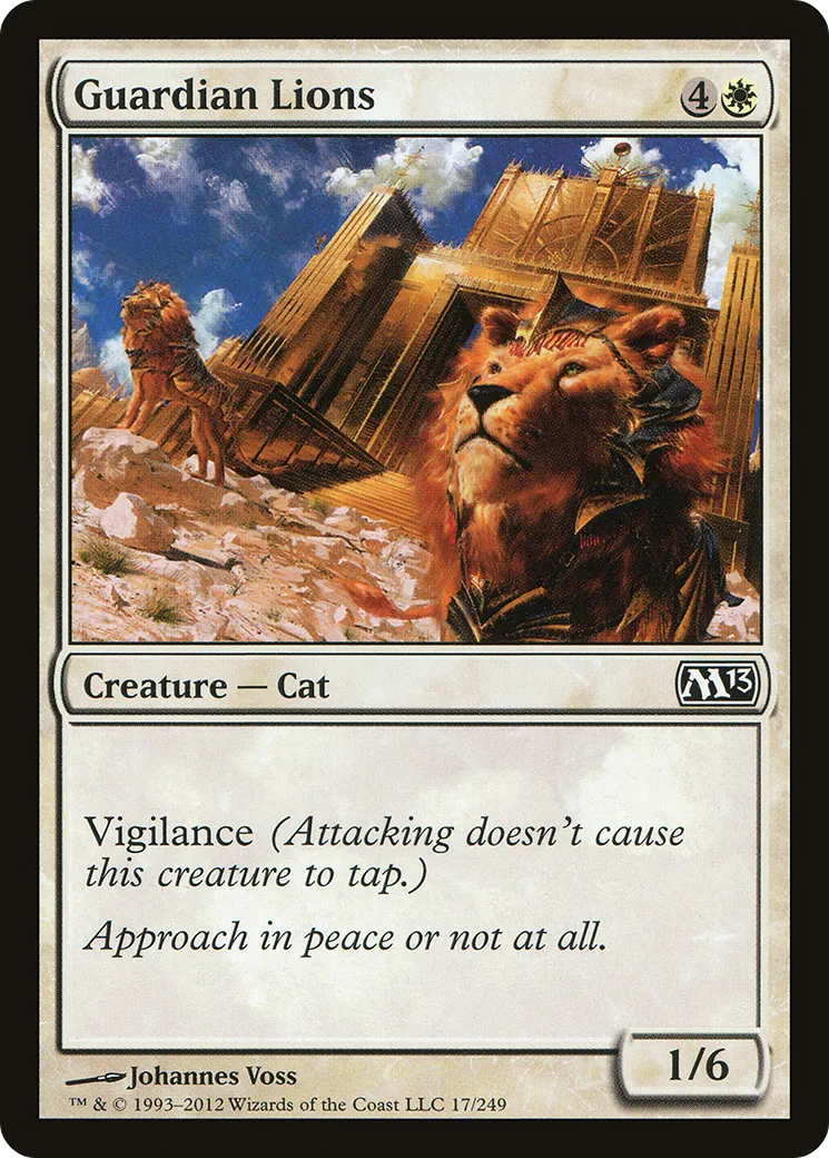 Lions gardiens — Magic 2013 — Magic: The Gathering