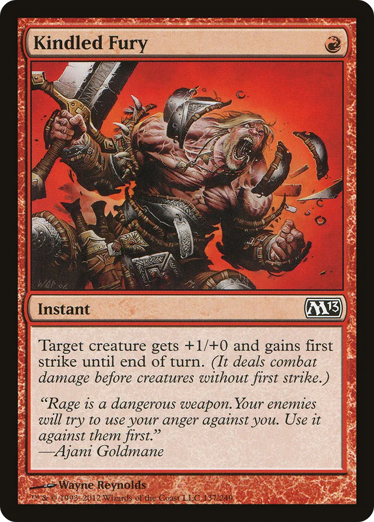 Fureur embrasée — Magic 2013 — Magic: The Gathering