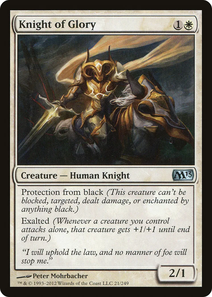 Chevalier de la gloire — Magic 2013 — Magic: The Gathering