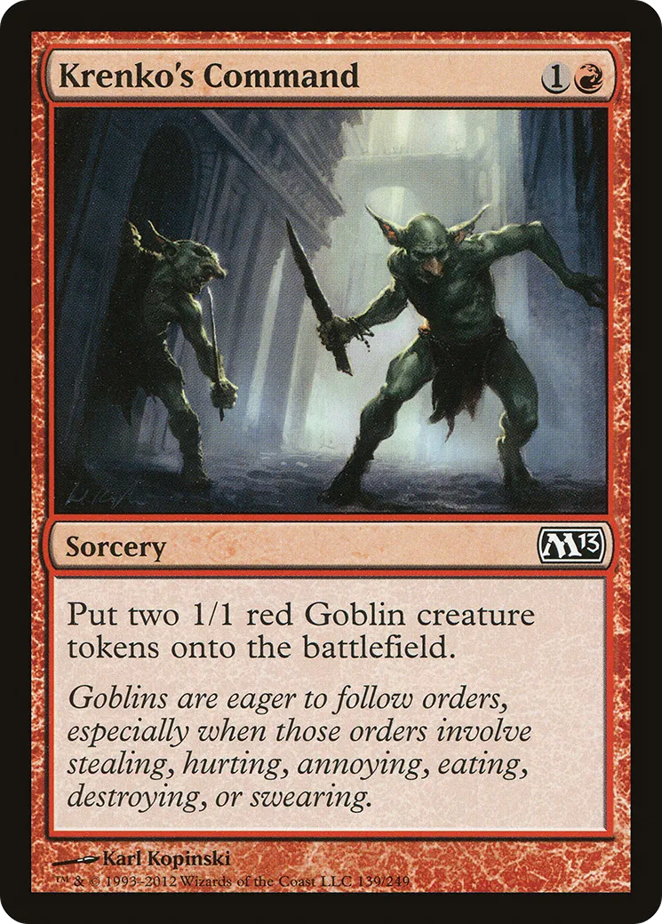 Krenko's Command — Magic 2013 — Magic: The Gathering