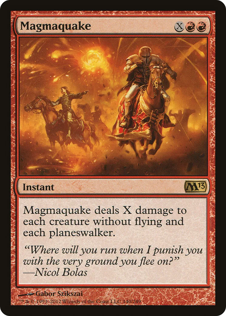Tremblement de lave — Magic 2013 — Magic: The Gathering
