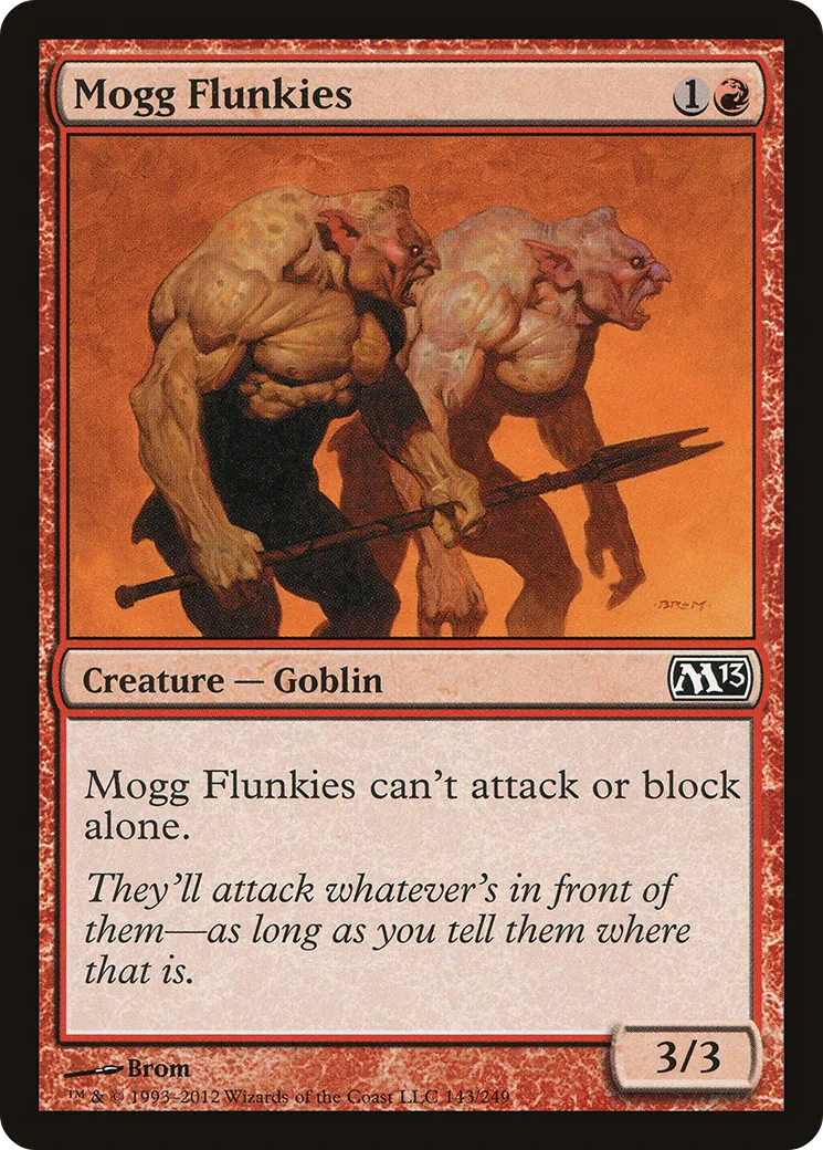 Mogg Flunkies — Magic 2013 — Magic: The Gathering