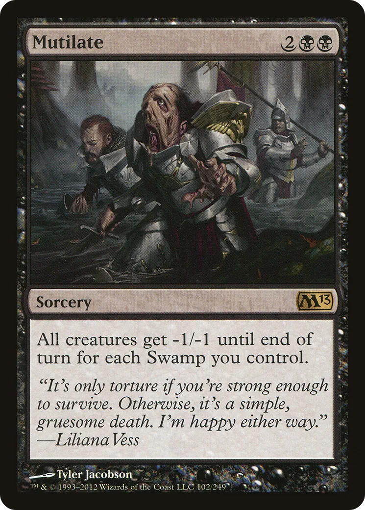 Mutilate — Magic 2013 — Magic: The Gathering