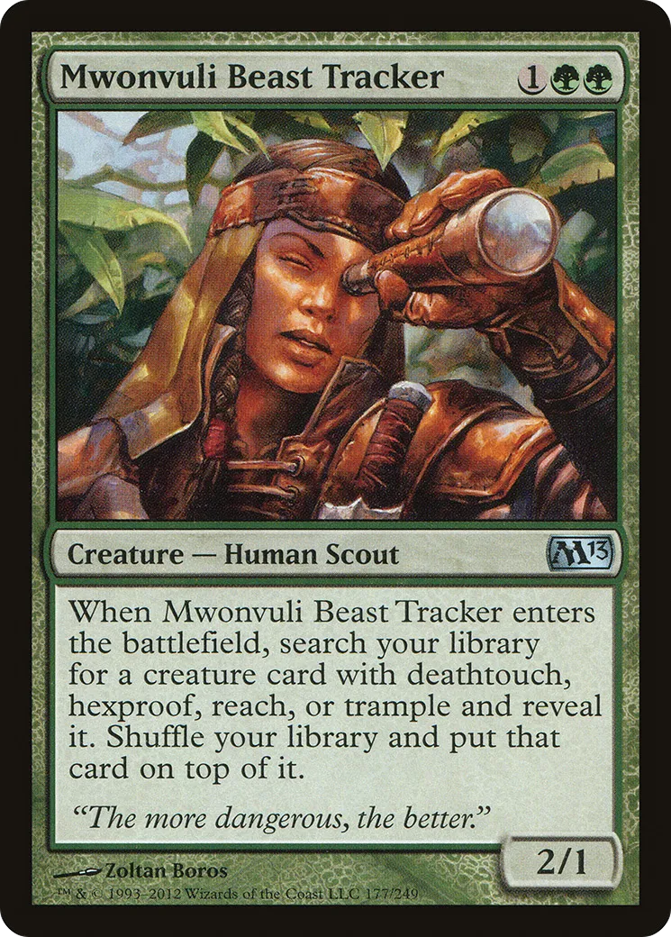 Traqueuse de bête de la Mwônvouli — Magic 2013 — Magic: The Gathering