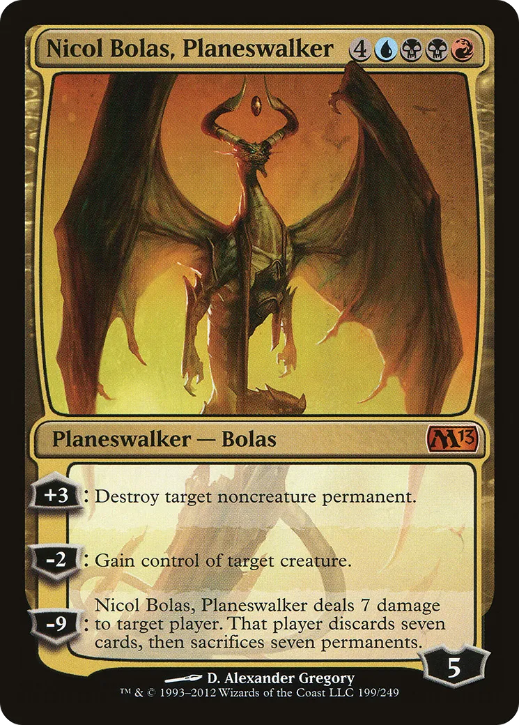 Nicol Bolas, planeswalker — Magic 2013 — Magic: The Gathering