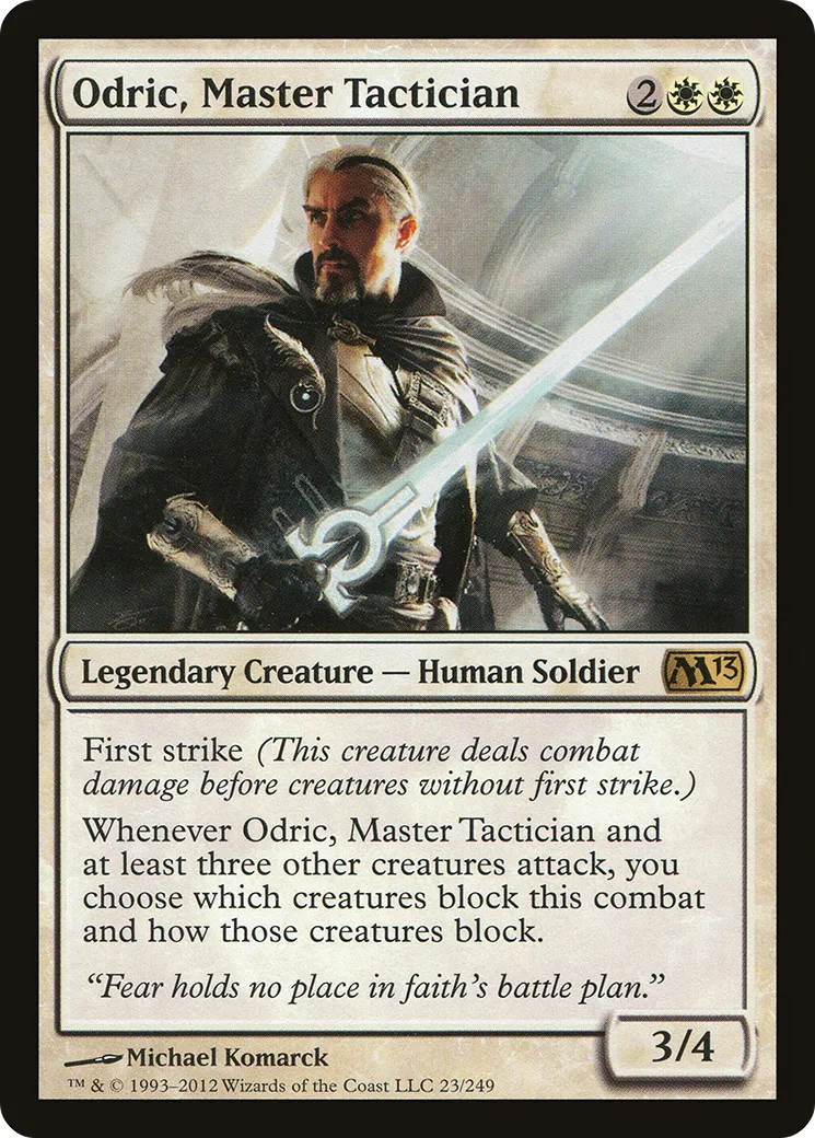 Odric, maître tacticien — Magic 2013 — Magic: The Gathering