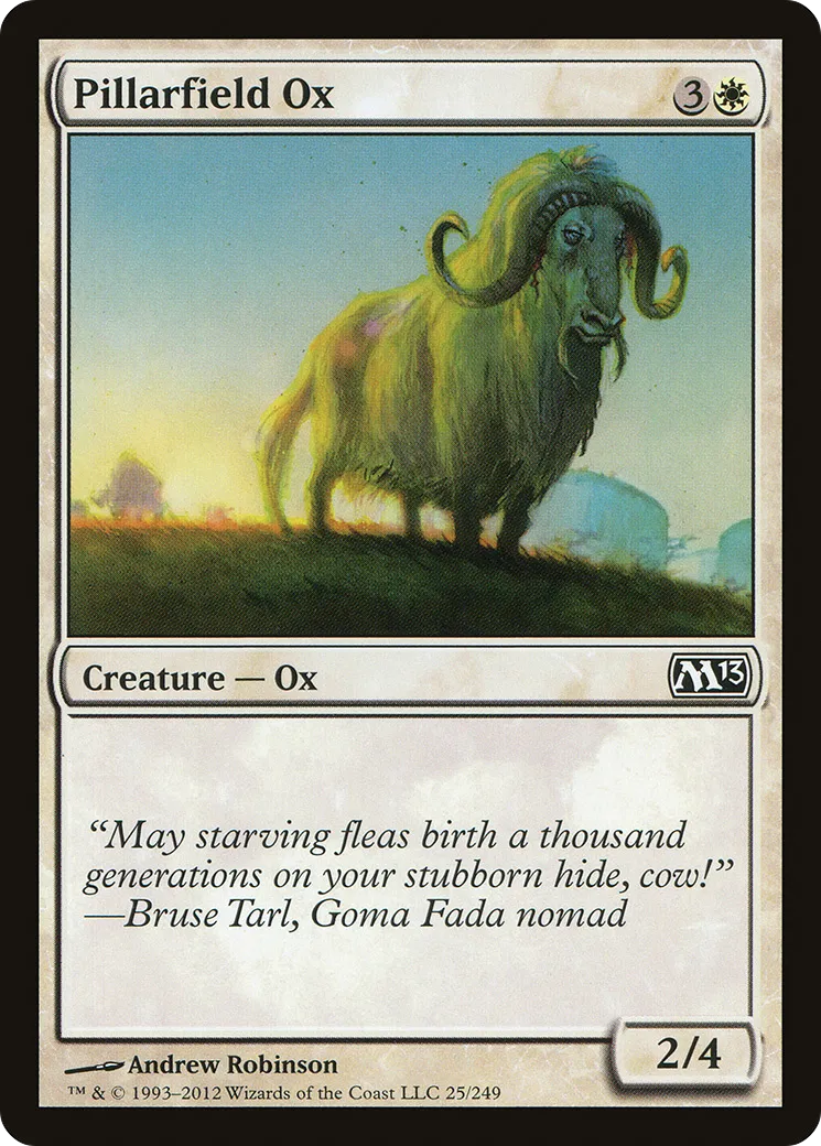 Pillarfield Ox — Magic 2013 — Magic: The Gathering