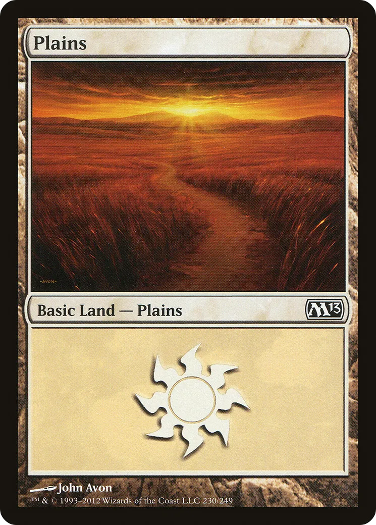 Plains — Magic 2013 — Magic: The Gathering