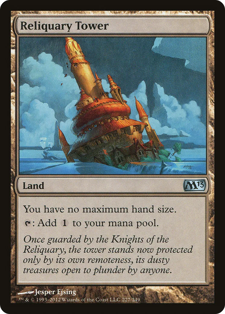 Reliquary Tower — Magic 2013 — Magic: The Gathering