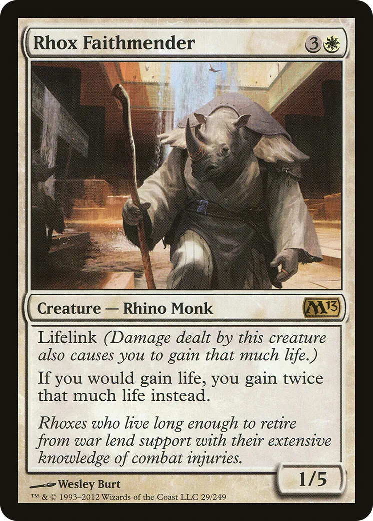 Ravaudeur de foi rhox — Magic 2013 — Magic: The Gathering