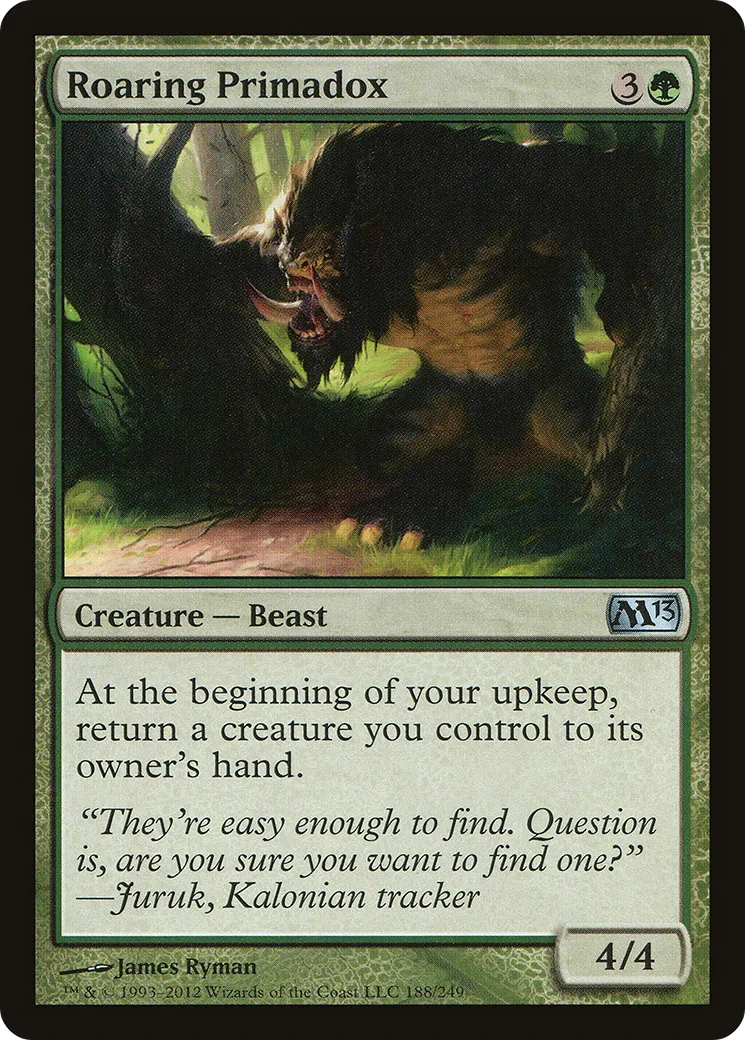 Roaring Primadox — Magic 2013 — Magic: The Gathering