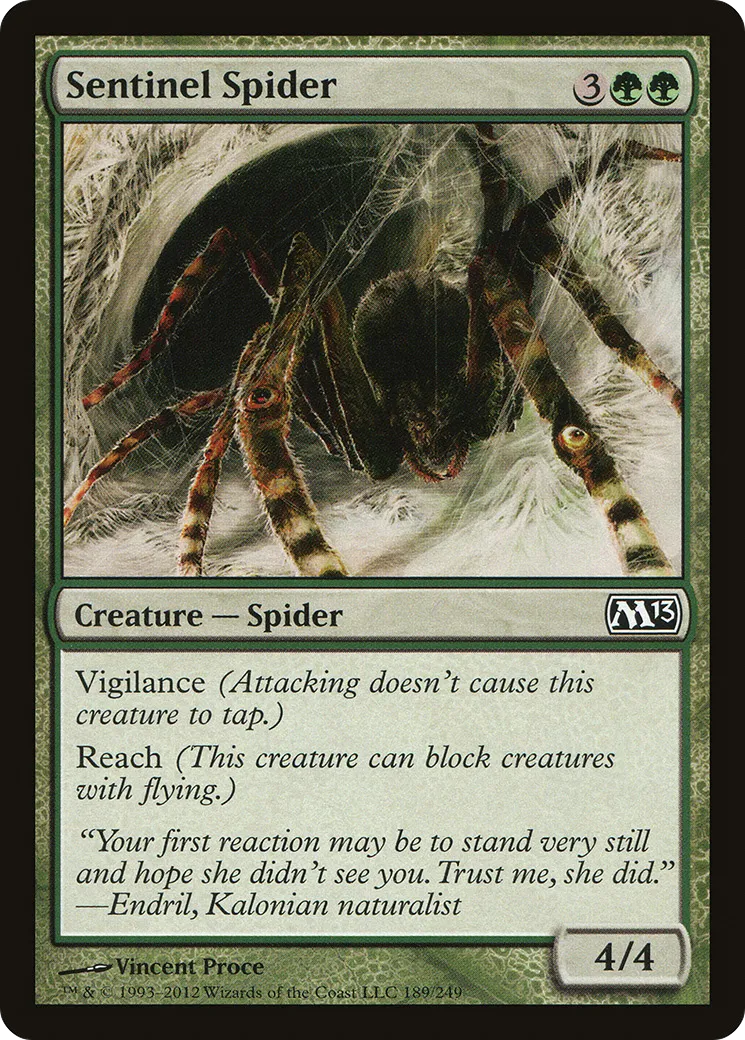 Sentinel Spider — Magic 2013 — Magic: The Gathering