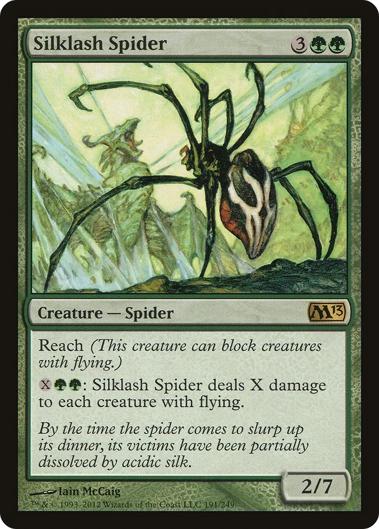 Araignée fouettesoie — Magic 2013 — Magic: The Gathering