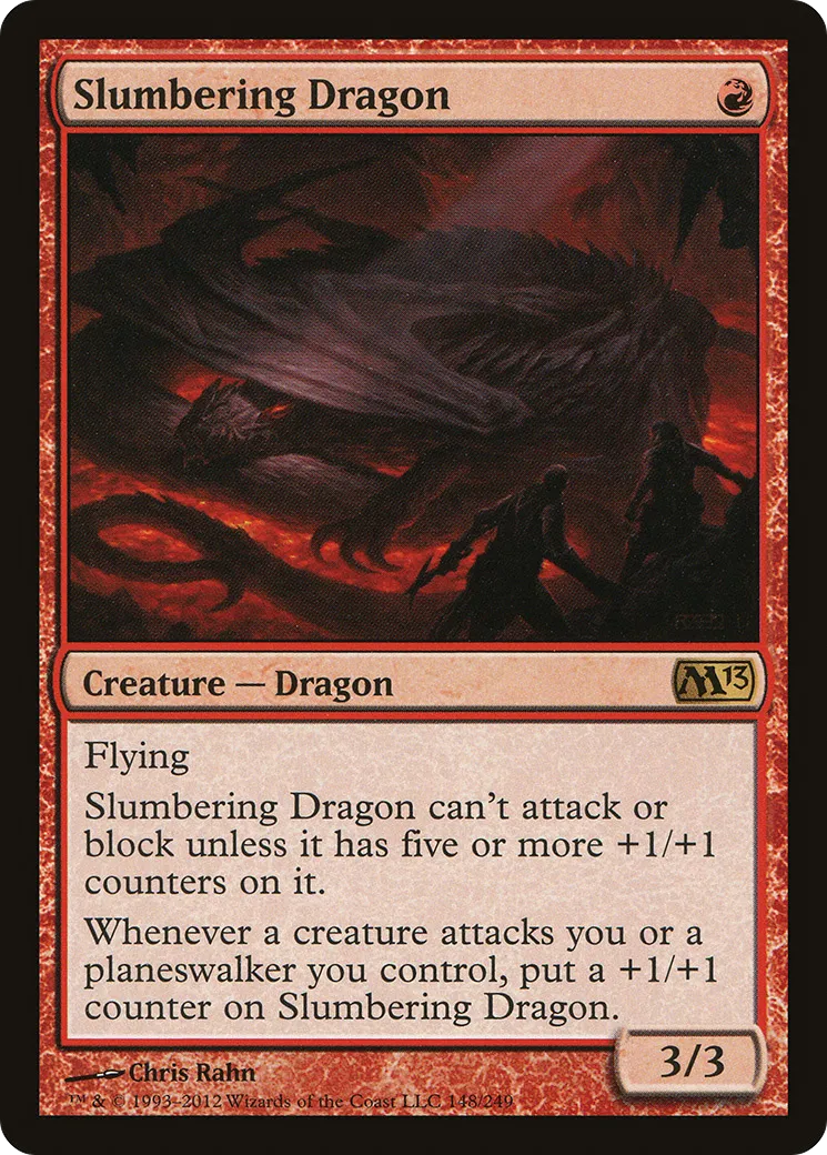 Dragon endormi — Magic 2013 — Magic: The Gathering