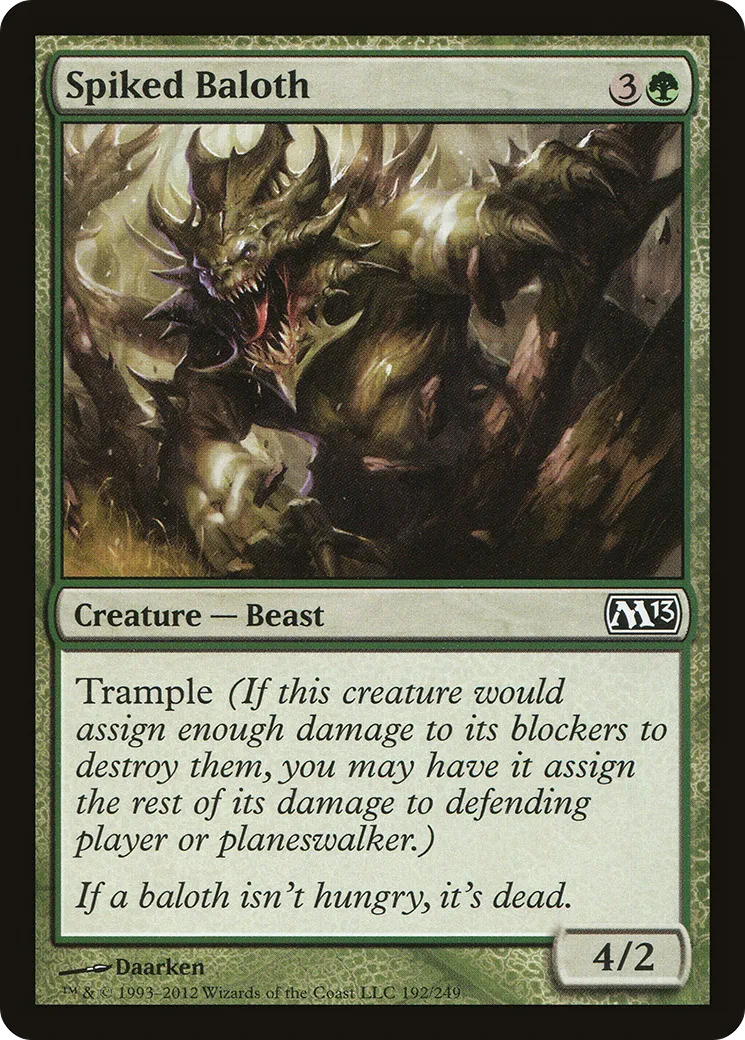Baloth à piquants — Magic 2013 — Magic: The Gathering
