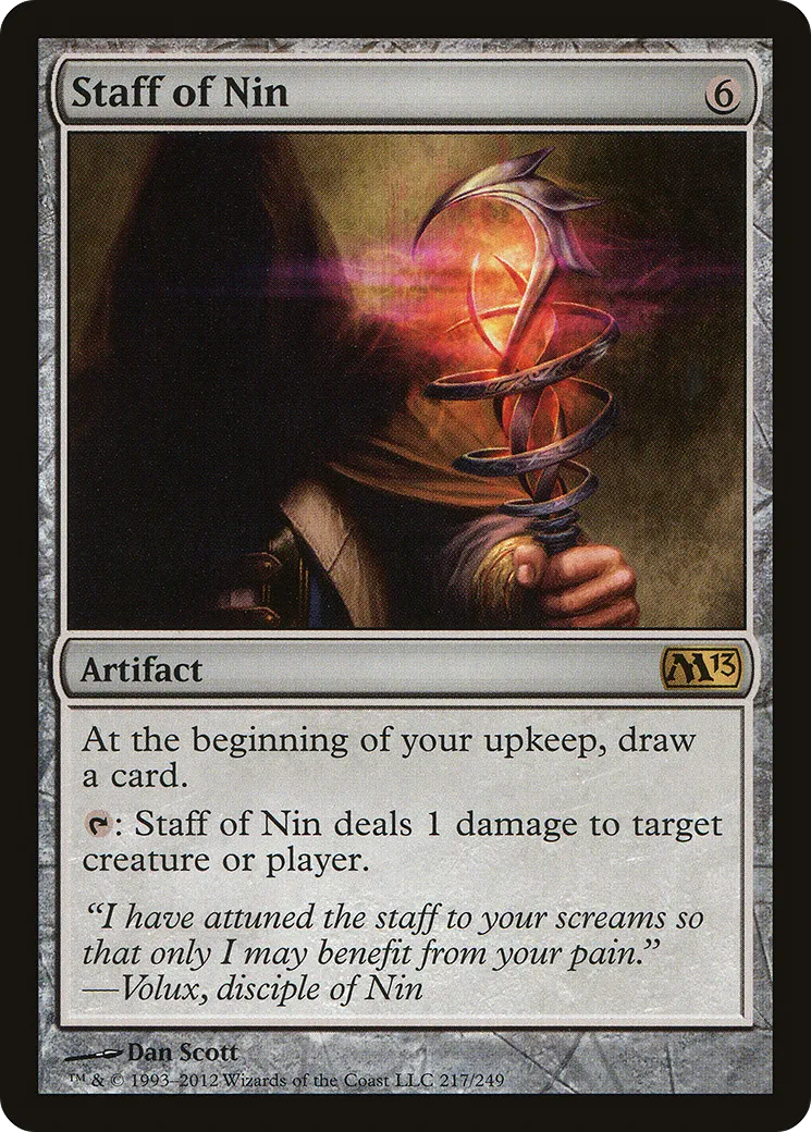 Bâton de Nin — Magic 2013 — Magic: The Gathering