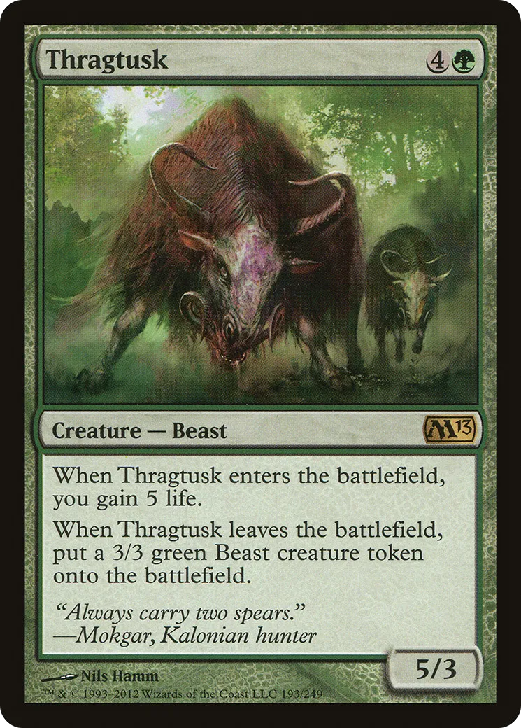 Thragtusk — Magic 2013 — Magic: The Gathering