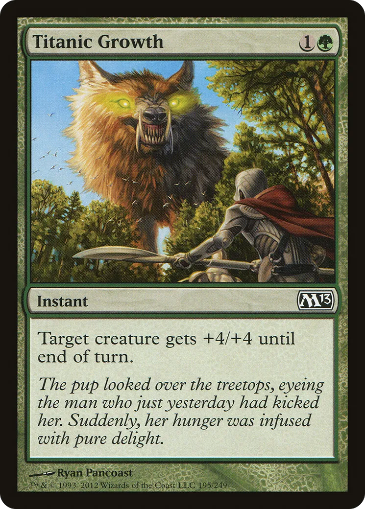 Titanic Growth — Magic 2013 — Magic: The Gathering