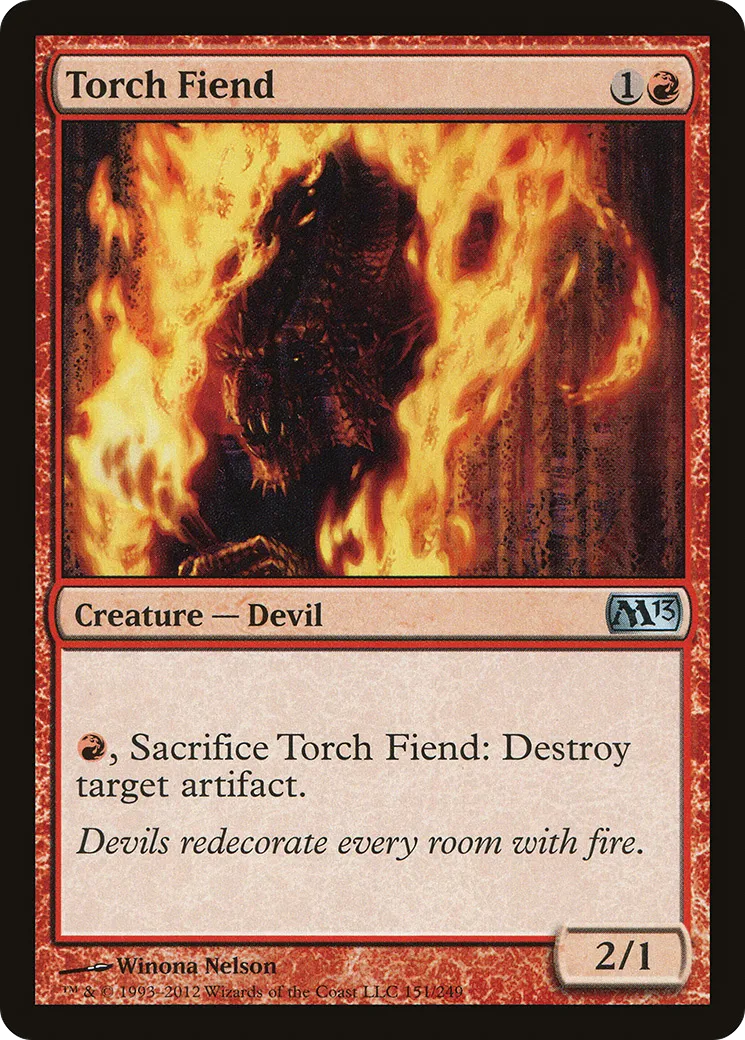 Torch Fiend — Magic 2013 — Magic: The Gathering