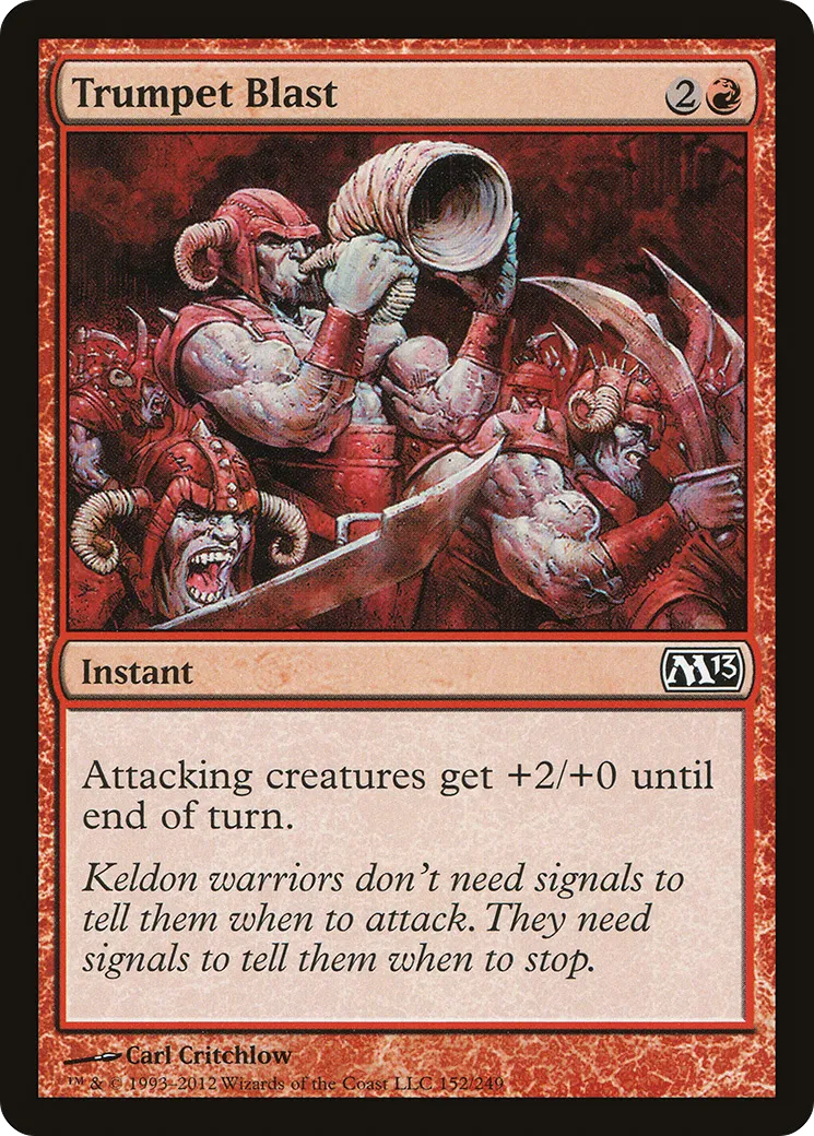 Trumpet Blast — Magic 2013 — Magic: The Gathering