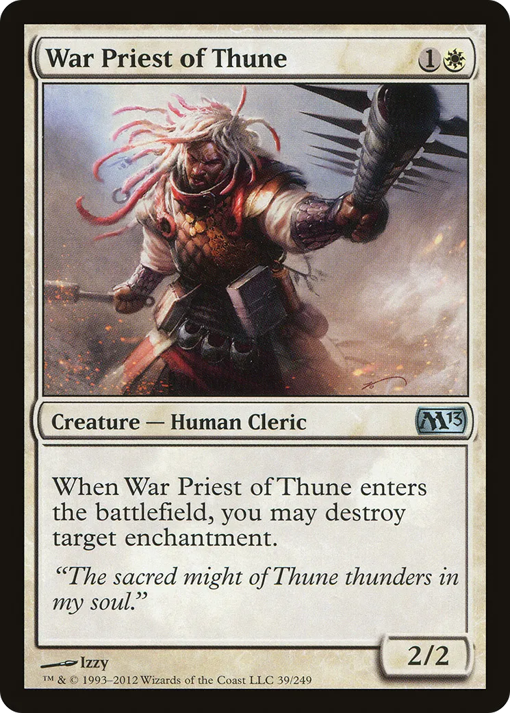 Prêtre de guerre de Thiune — Magic 2013 — Magic: The Gathering