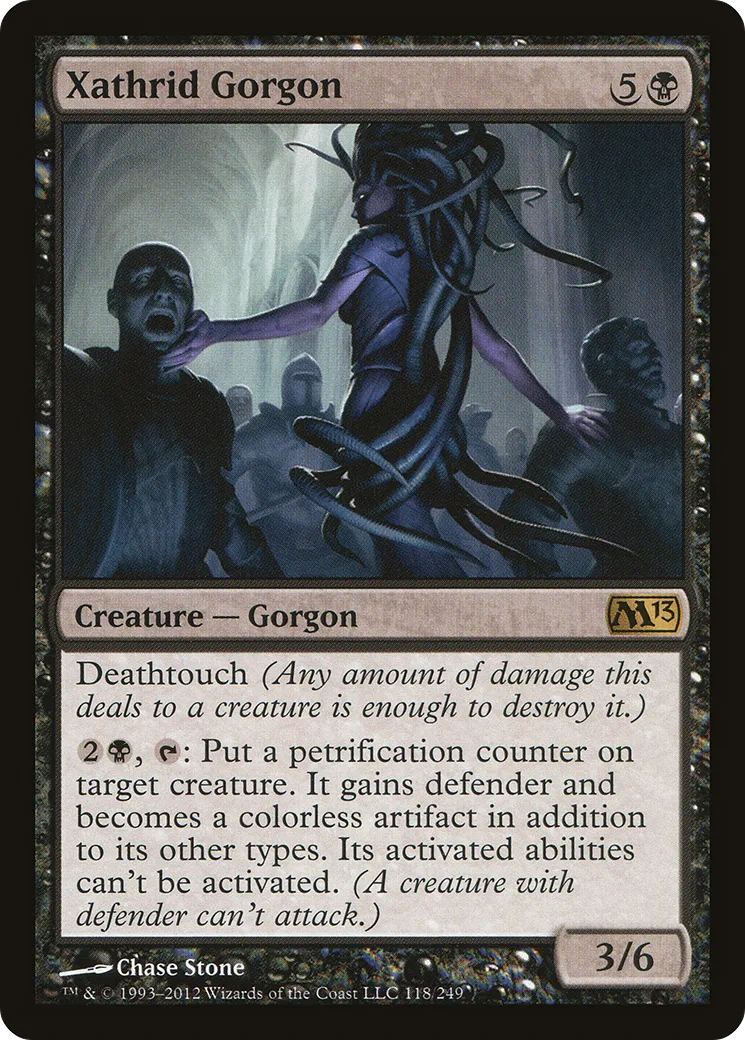 Gorgone de Xathrid — Magic 2013 — Magic: The Gathering