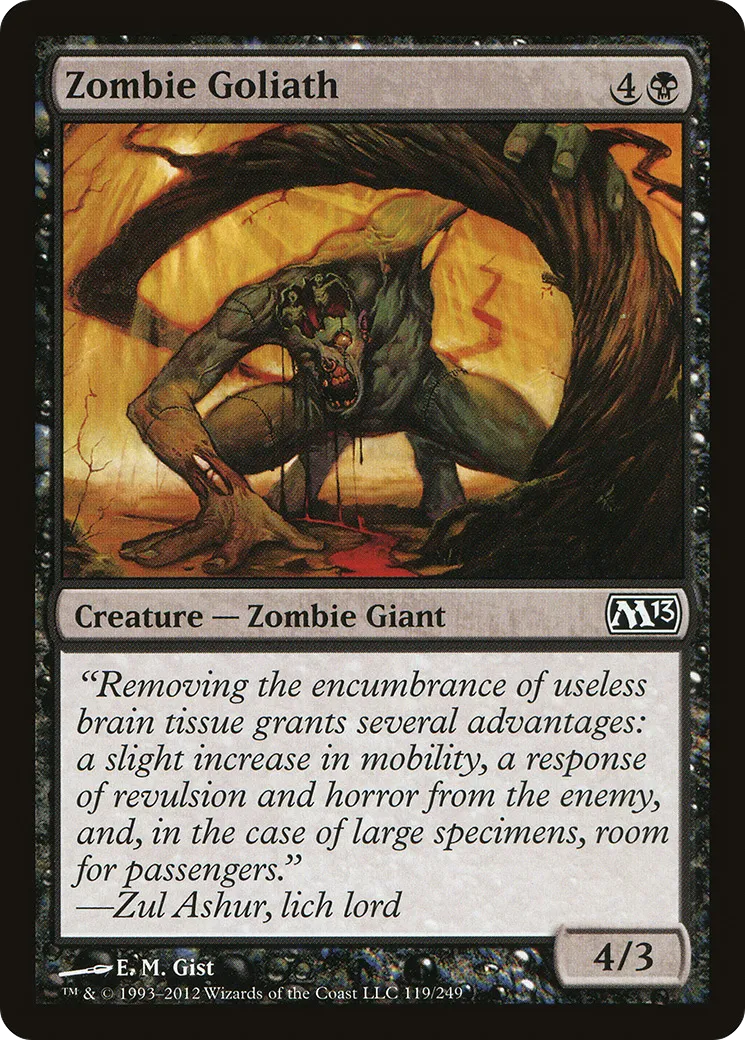 Goliath zombie — Magic 2013 — Magic: The Gathering