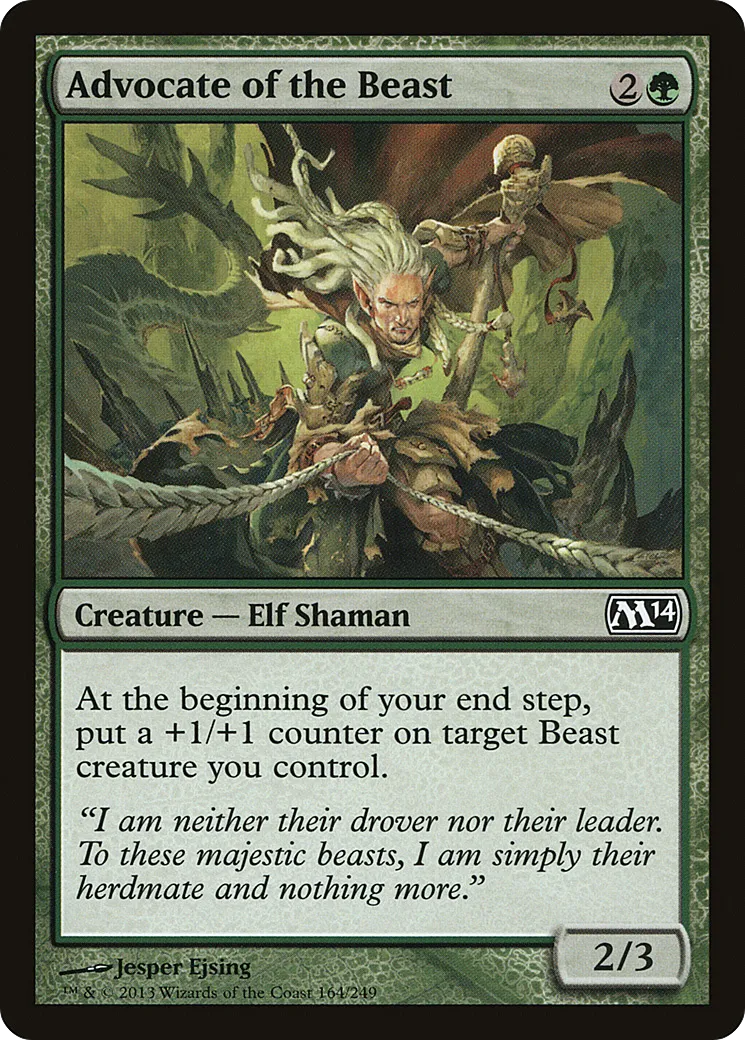 Advocate of the Beast — Magic 2014 — Magic: The Gathering