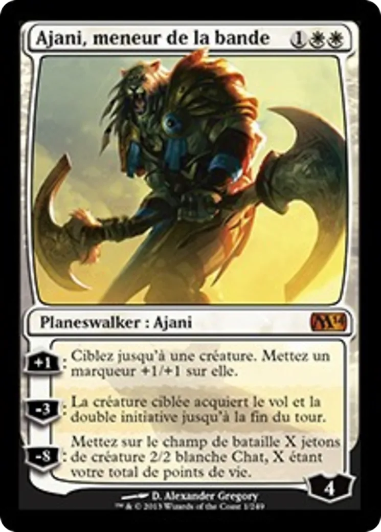 Ajani, meneur de la bande — Magic 2014 — Magic: The Gathering
