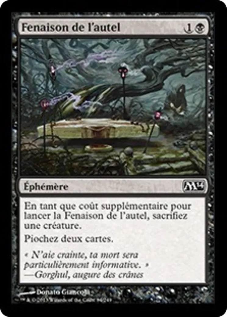 Fenaison de l'autel — Magic 2014 — Magic: The Gathering