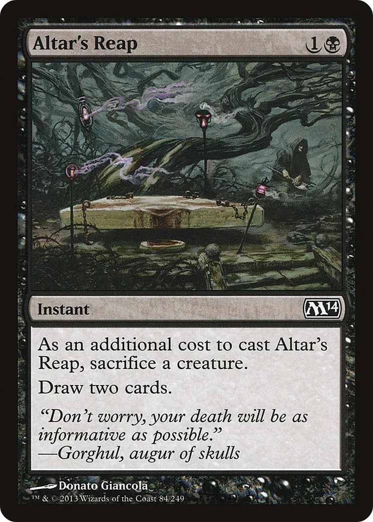 Fenaison de l'autel — Magic 2014 — Magic: The Gathering