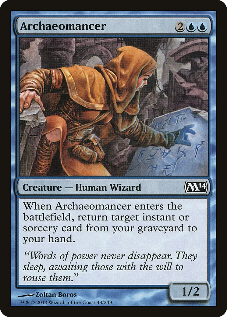 Archaeomancer — Magic 2014 — Magic: The Gathering