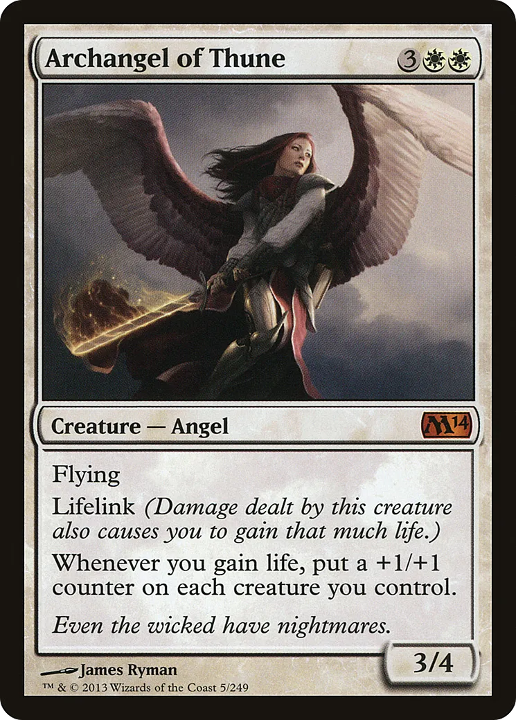 Archangel of Thune — Magic 2014 — Magic: The Gathering