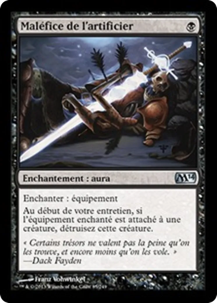 Maléfice de l'artificier — Magic 2014 — Magic: The Gathering
