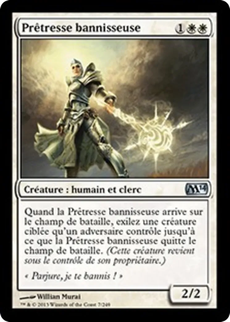 Prêtresse bannisseuse — Magic 2014 — Magic: The Gathering