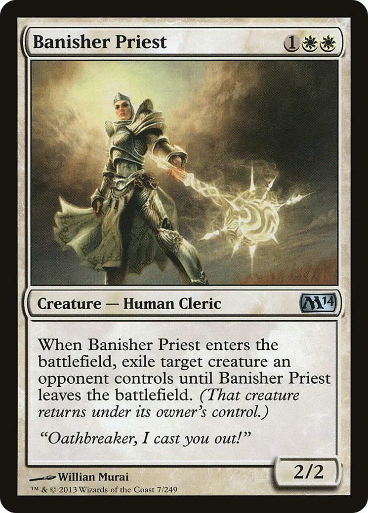 Prêtresse bannisseuse — Magic 2014 — Magic: The Gathering
