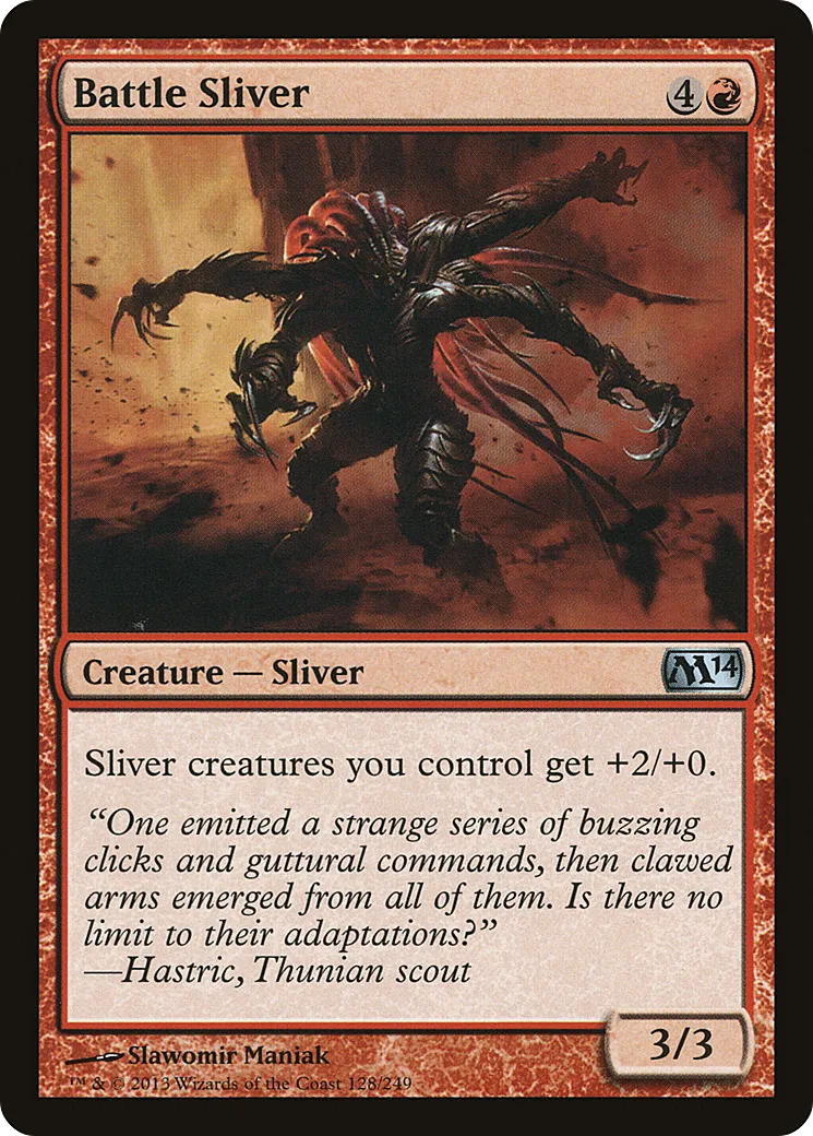 Battle Sliver — Magic 2014 — Magic: The Gathering