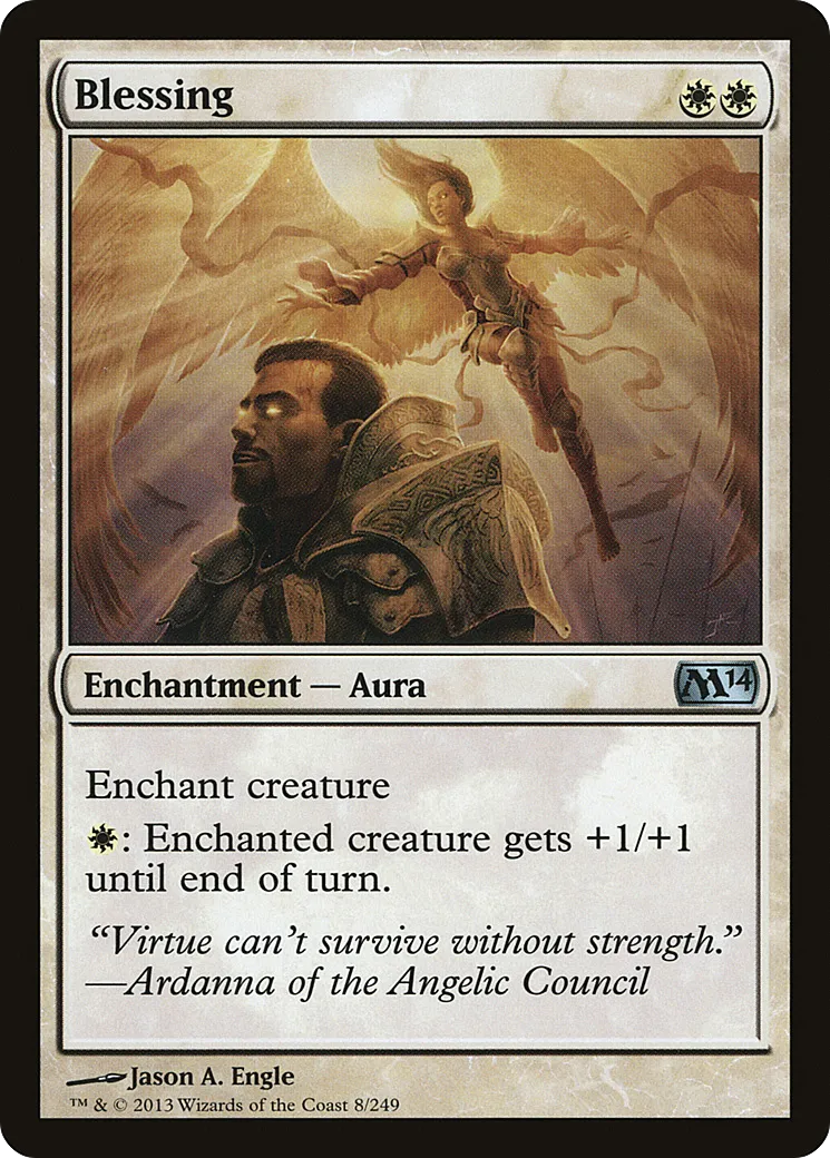 Blessing — Magic 2014 — Magic: The Gathering