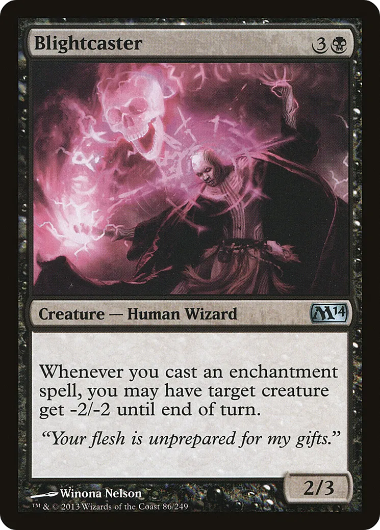 Blightcaster — Magic 2014 — Magic: The Gathering