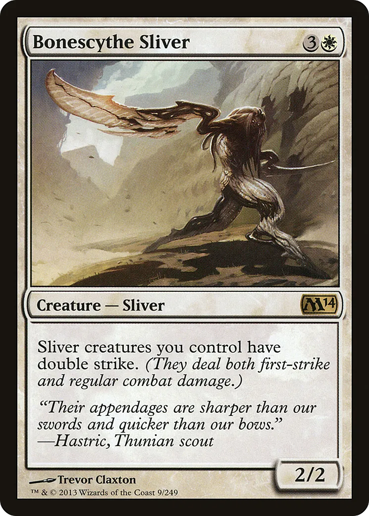 Bonescythe Sliver — Magic 2014 — Magic: The Gathering