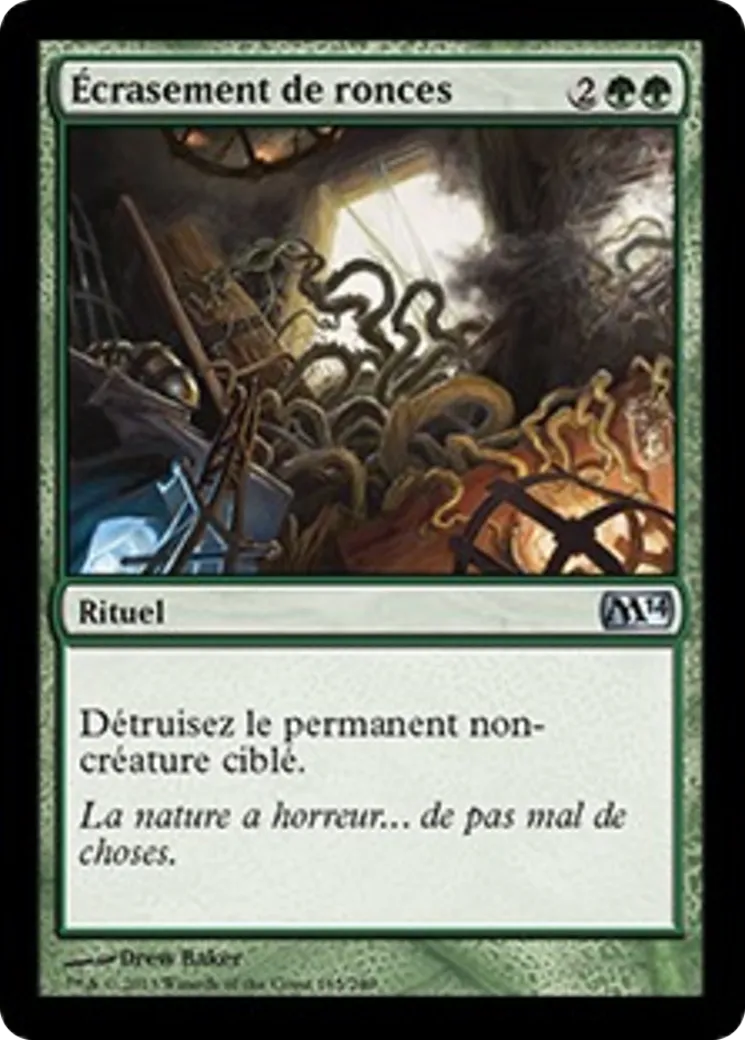Écrasement de ronces — Magic 2014 — Magic: The Gathering